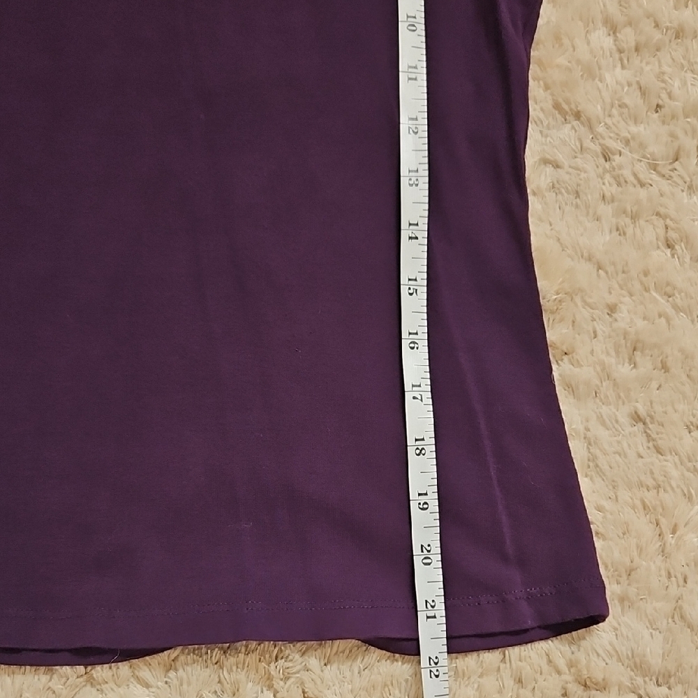 Arden B Purple Sleeveless Top - Picture 4 of 5
